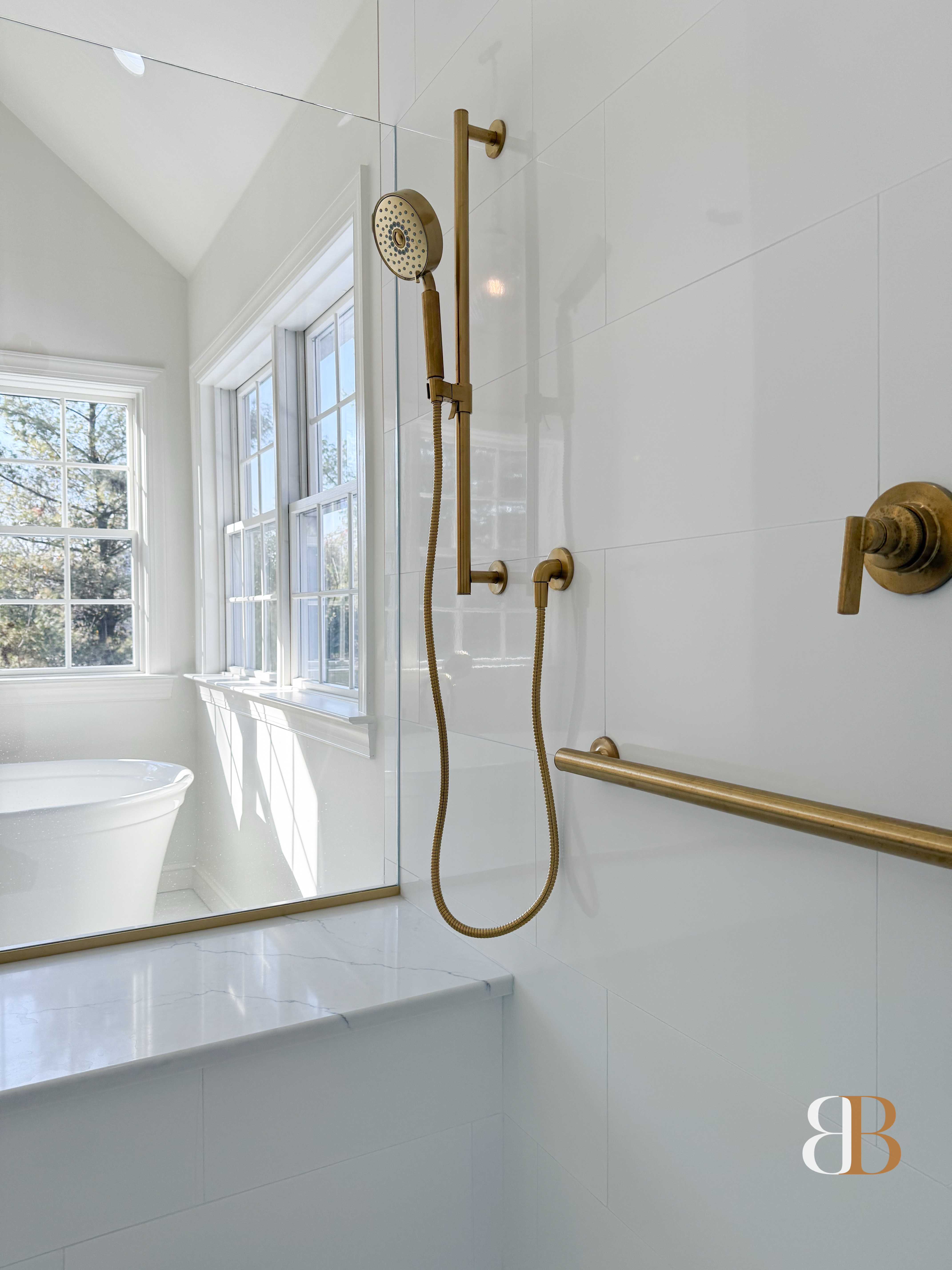 Contemporary bathroom remodel in Doylestown by B&B Associates Creations — photo 5